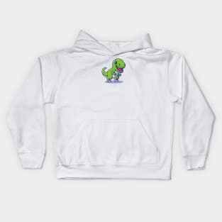 Cute Dino Smiling Cartoon Kids Hoodie